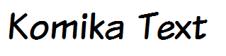 Komika Text