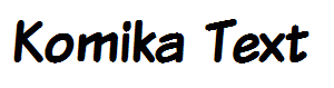 Komika Text