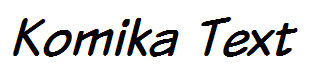 Komika Text