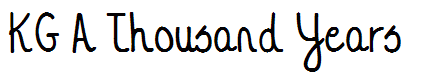 KG A Thousand Years