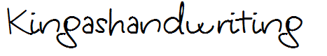 Kingashandwriting