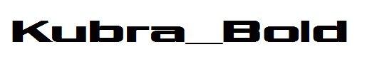 Kubra_Bold