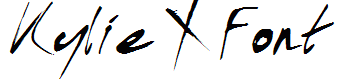 Kylie X Font