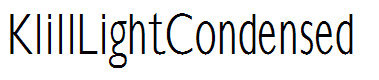 KlillLightCondensed
