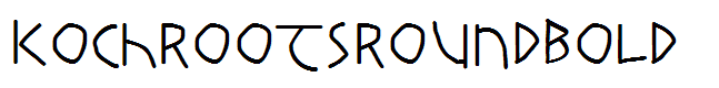 KochRootsRoundBold