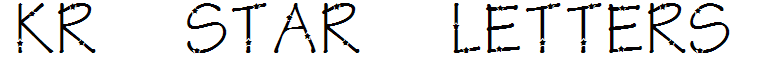 KR Star Letters