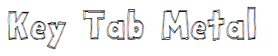 Key Tab Metal