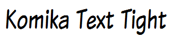 Komika Text Tight