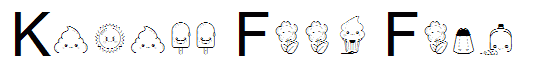 Kawaii Food Font
