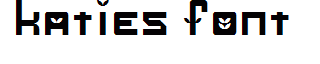katies font