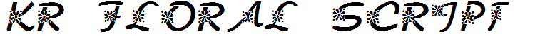 KR Floral Script