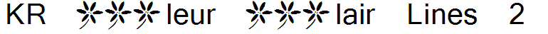 KR Fleur Flair Lines 2
