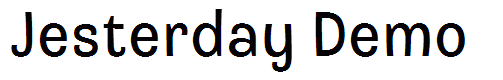 Jesterday Demo