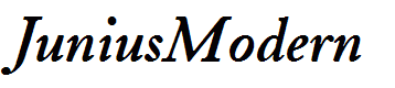JuniusModern