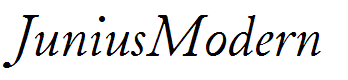 JuniusModern