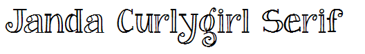 Janda Curlygirl Serif