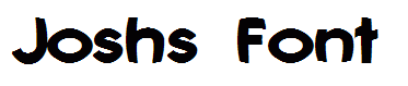 Joshs Font