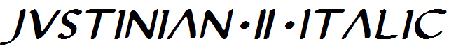 Justinian 2 Italic