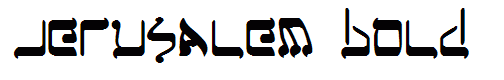 Jerusalem Bold