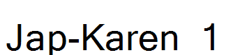 Jap-Karen 1