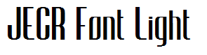JECR Font Light