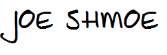 Joe Shmoe
