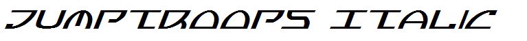 Jumptroops Italic