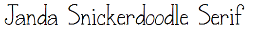 Janda Snickerdoodle Serif