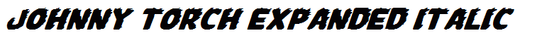 Johnny Torch Expanded Italic
