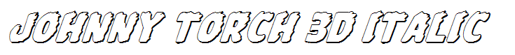Johnny Torch 3D Italic