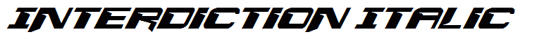 Interdiction Italic
