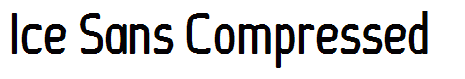 Ice Sans Compressed