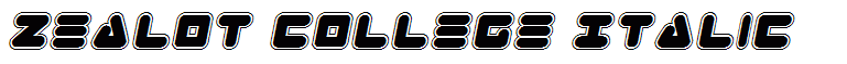 Zealot College Italic