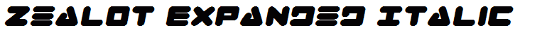 Zealot Expanded Italic