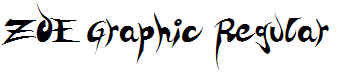 ZOE Graphic Regular