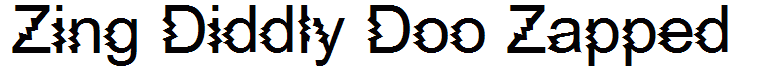 Zing Diddly Doo Zapped