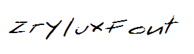 ZryluxFont