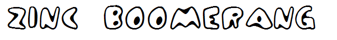 Zinc Boomerang