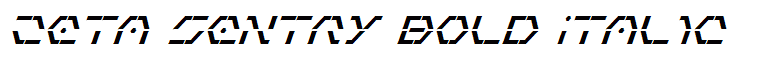 Zeta Sentry Bold Italic