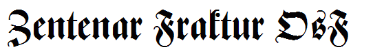Zentenar Fraktur OsF