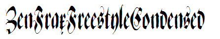 ZenFraxFreestyleCondensed