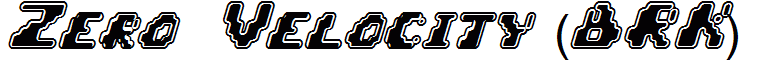 Zero Velocity (BRK)