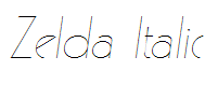 Zelda Italic