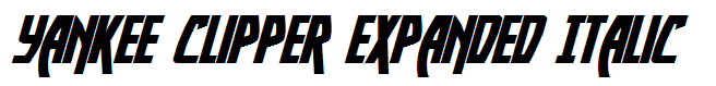 Yankee Clipper Expanded Italic