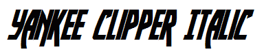 Yankee Clipper Italic