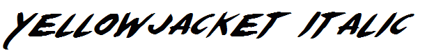 Yellowjacket Italic