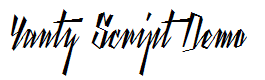Yanty Script Demo