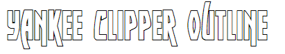Yankee Clipper Outline