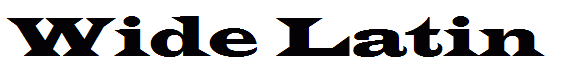 Wide Latin