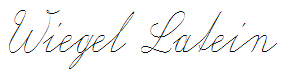 Wiegel Latein
